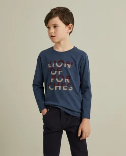 Camisola com estampado Lion of Porches