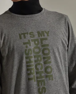 Camisola de algodão de manga comprida