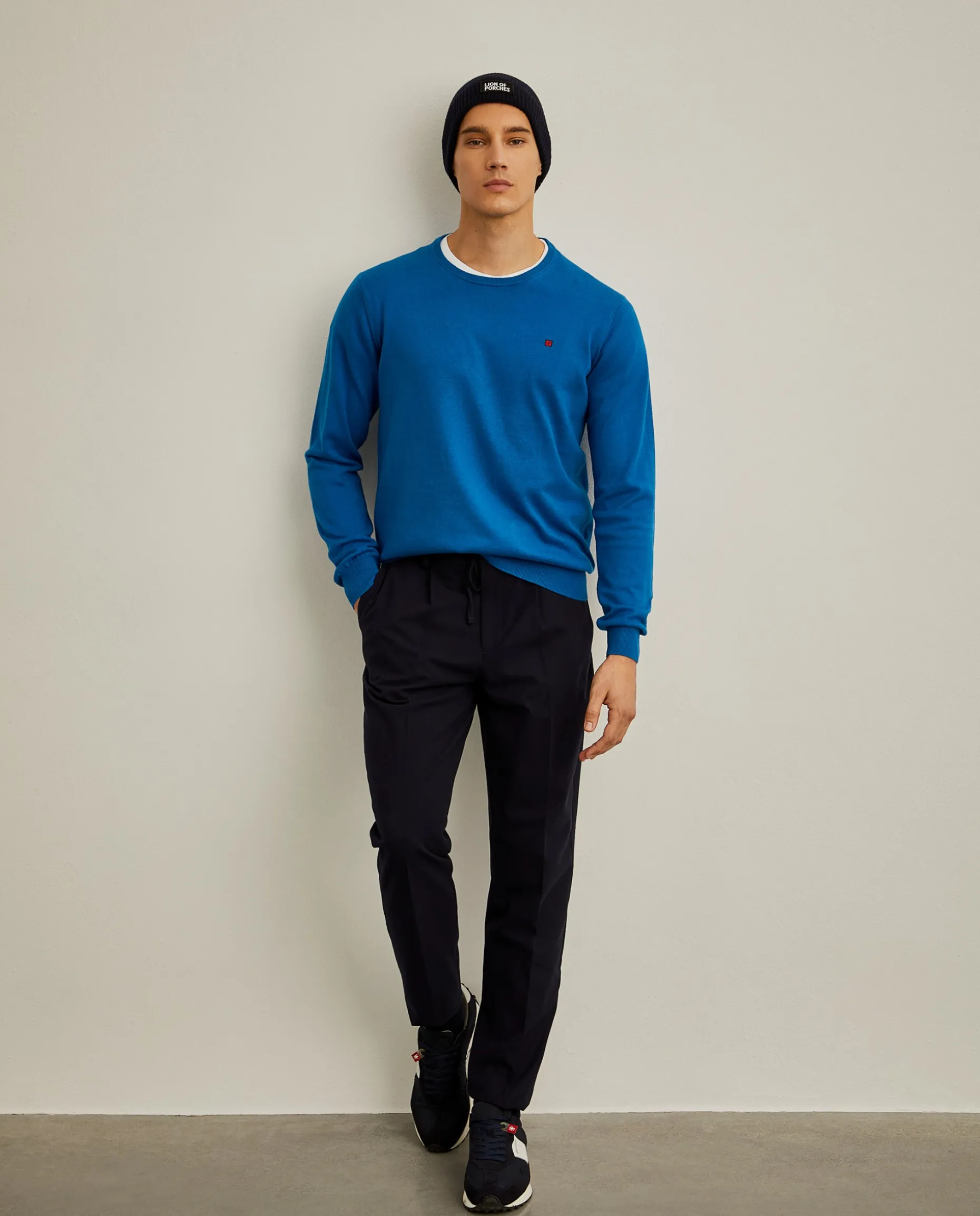 Camisola de algodão e caxemira