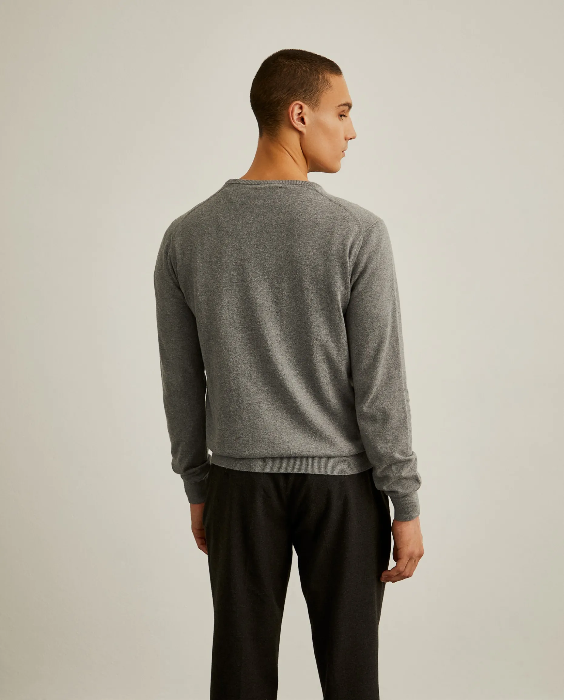 Camisola de algodão e caxemira