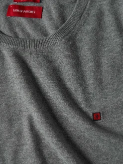 Camisola de algodão e caxemira