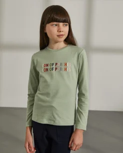 Camisola de algodão elástico