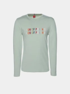 Camisola de algodão elástico