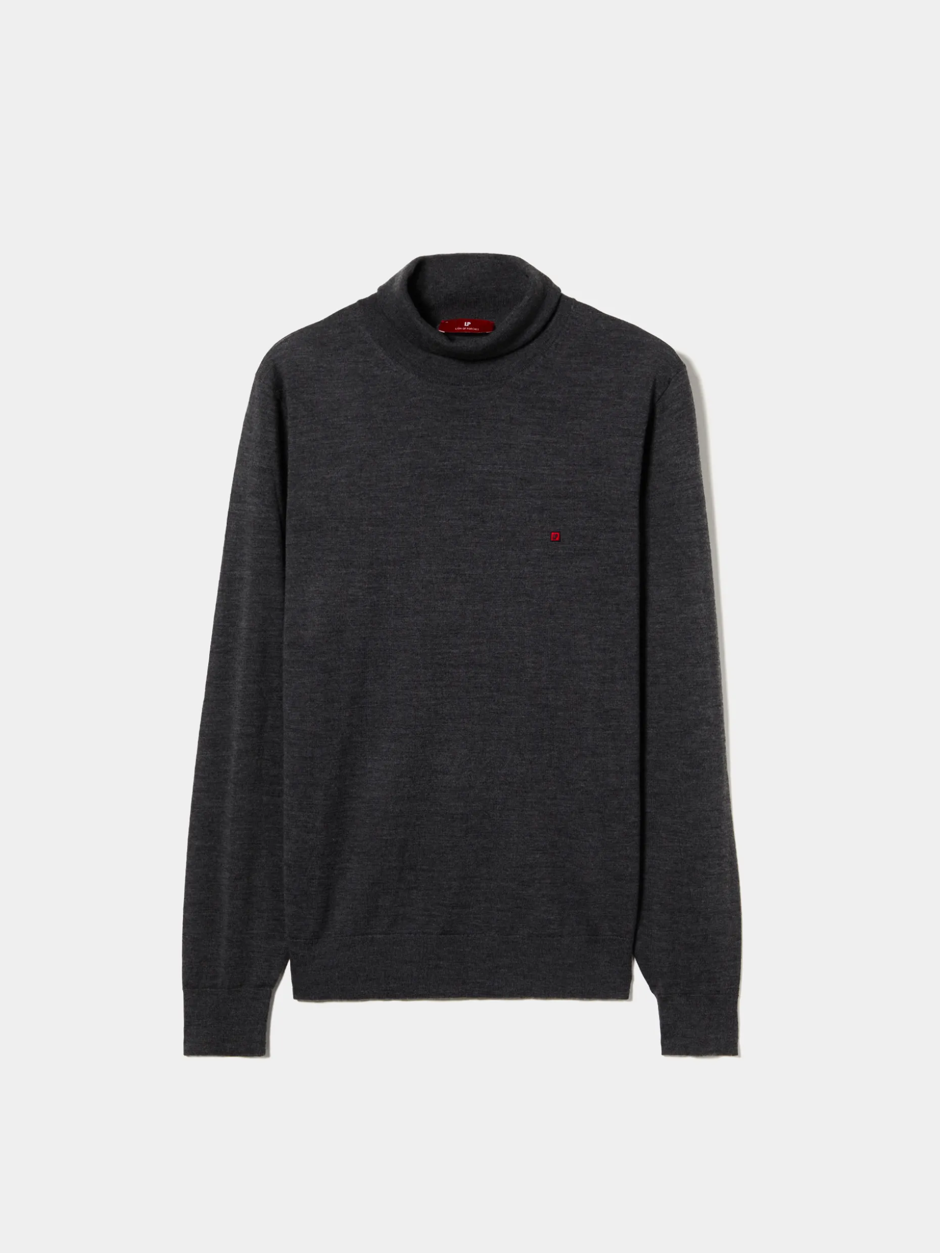 Camisola de gola alta 100% lã