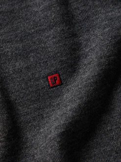 Camisola de gola alta 100% lã