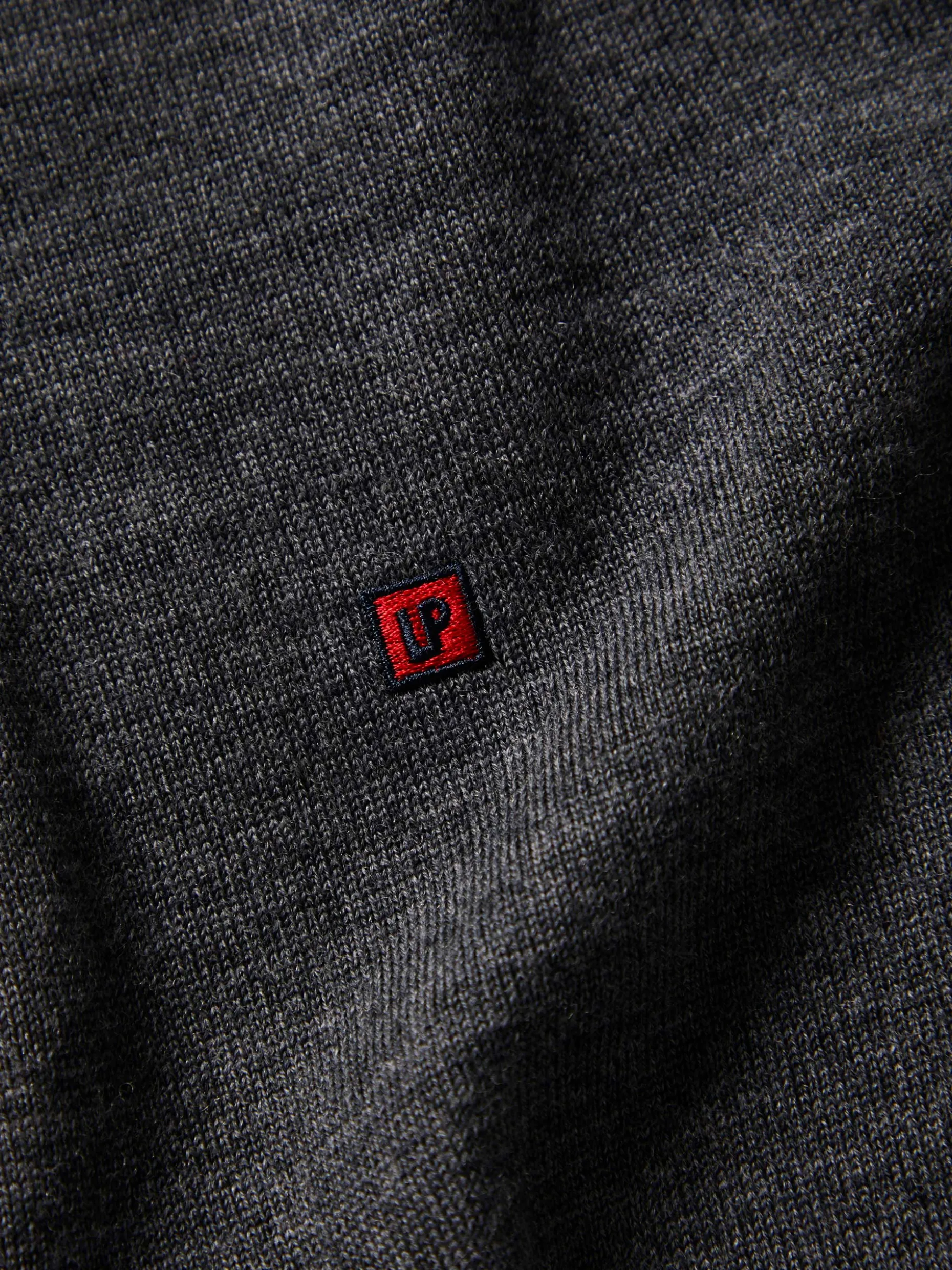 Camisola de gola alta 100% lã