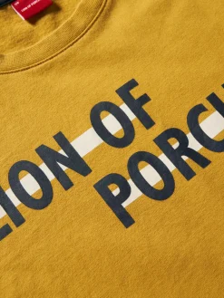 Camisola de malha com branding no peito