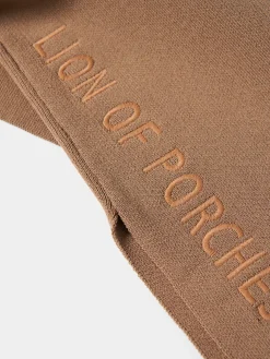 Camisola de malha com cachecol