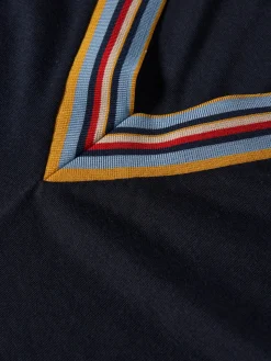 Camisola de malha em liocel e algodão com riscas