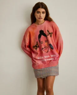 Camisola de malha tie dye Lion x Killa