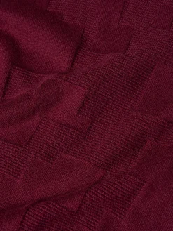 Camisola decote redondo em algodão e caxemira