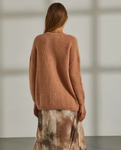 Camisola decote redondo mohair