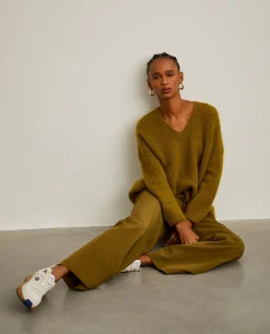 Camisola em lã mohair