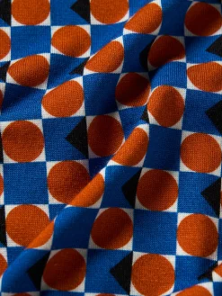 Camisola gola alta com padrão geométrico