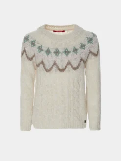 Camisola jacquard estruturada