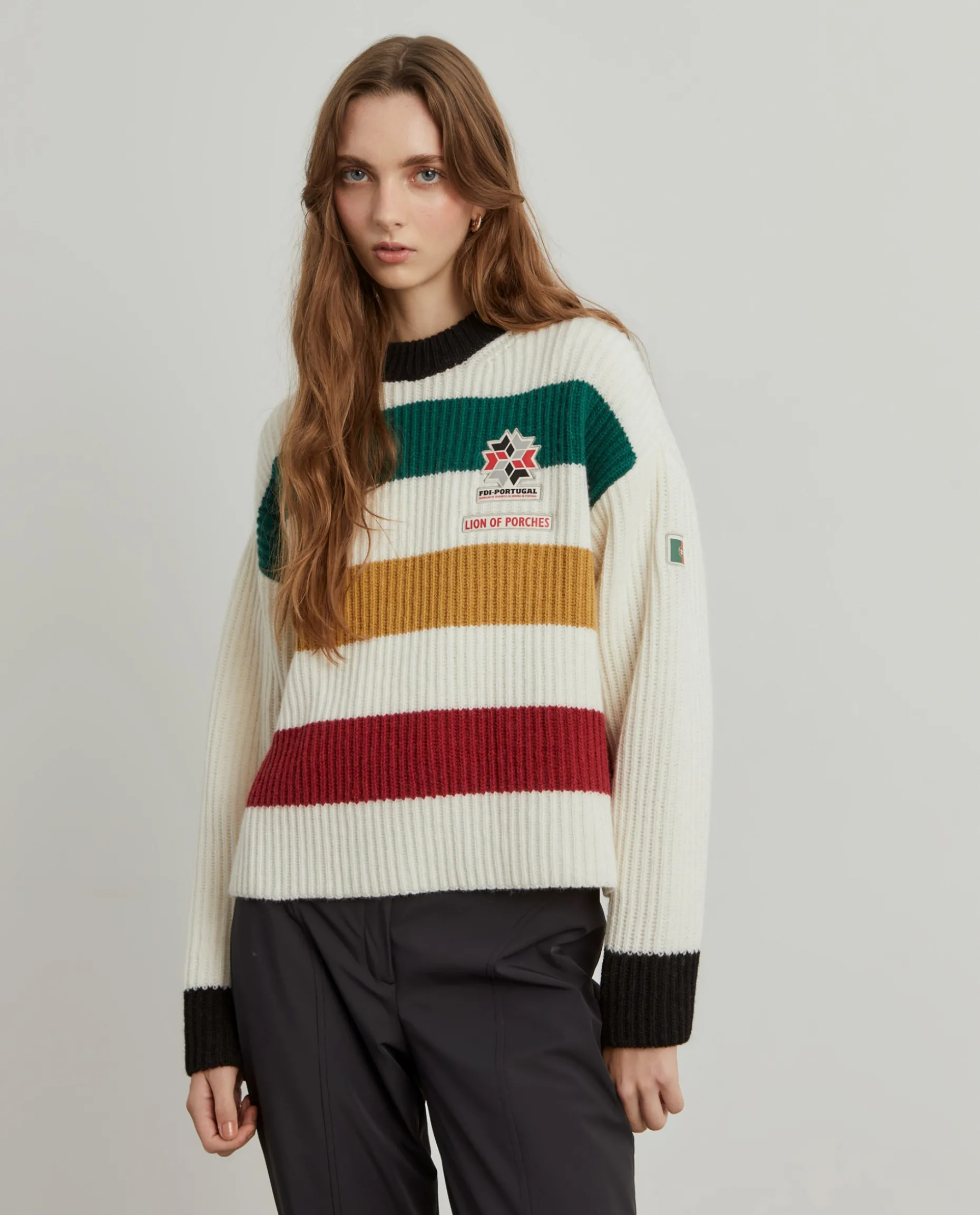 Camisola malha tricotada Lion x FDI