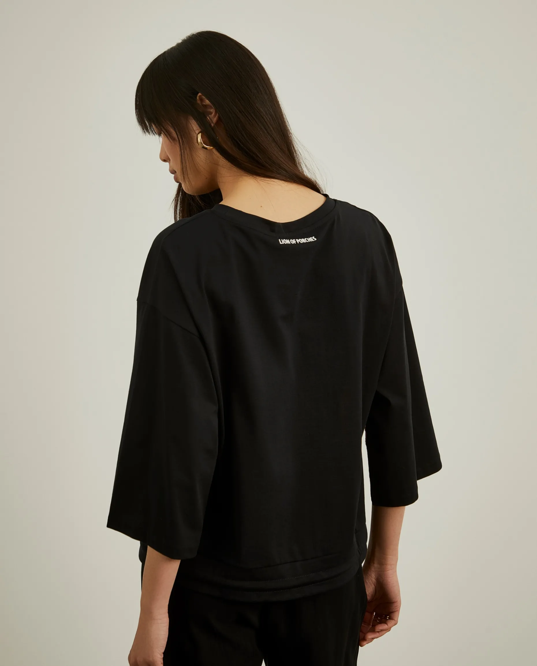 Camisola manga 3/4 com estampado