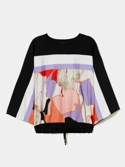 Camisola manga 3/4 com estampado