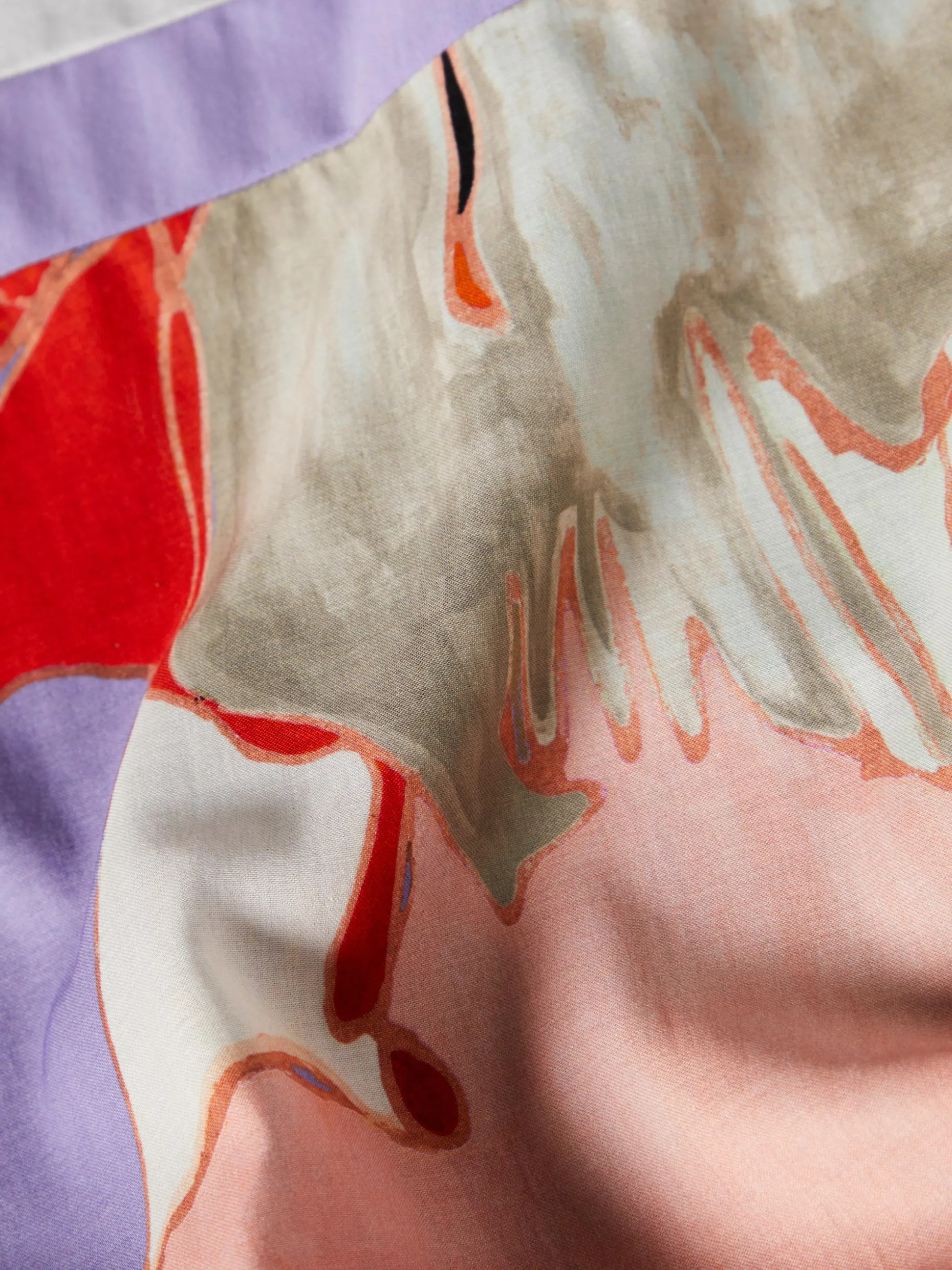 Camisola manga 3/4 com estampado