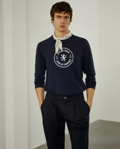 Camisola manga comprida com estampado