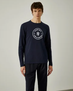 Camisola manga comprida com estampado