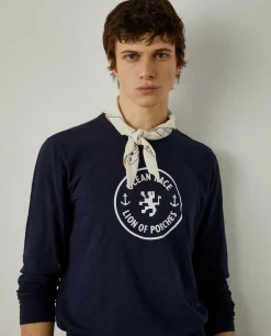 Camisola manga comprida com estampado