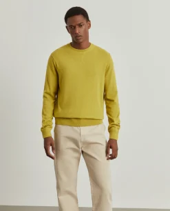 Camisola para homem de malha regular fit de manga comprida