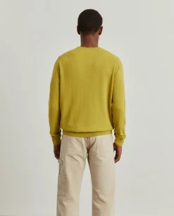 Camisola para homem de malha regular fit de manga comprida