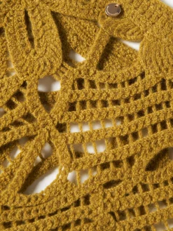 Camisola tricotada de malha aberta