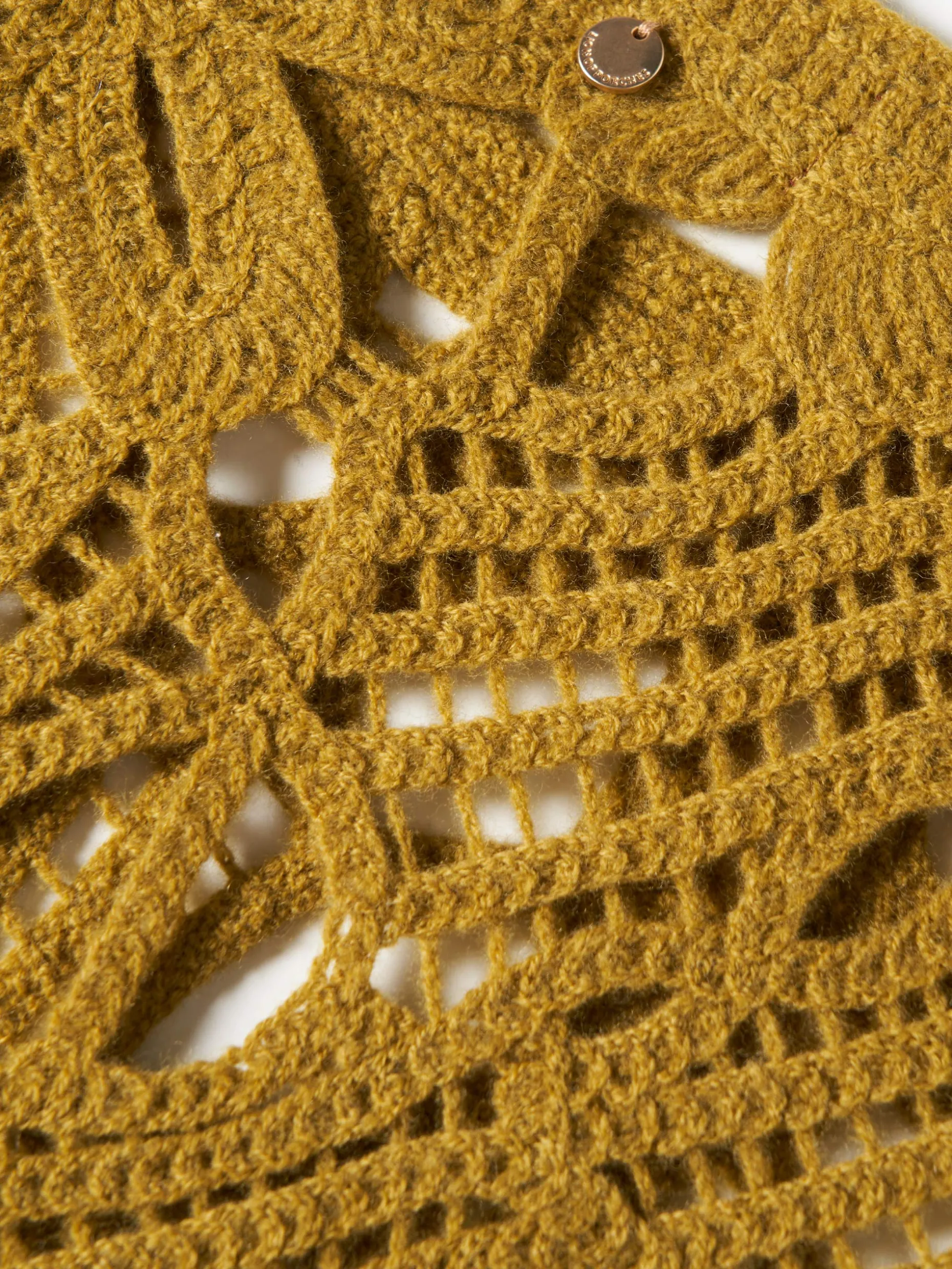 Camisola tricotada de malha aberta