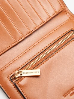 Carteira retangular tricolor