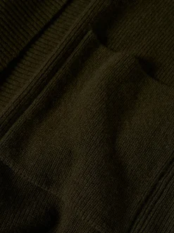 Casaco aberto malha tricotada