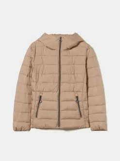 Casaco acolchoado com capuz