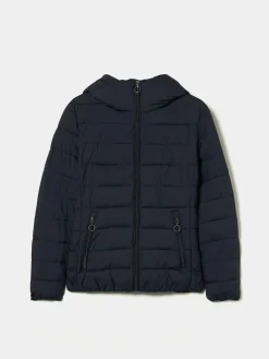 Casaco acolchoado com capuz