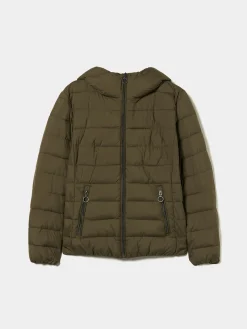 Casaco acolchoado com capuz