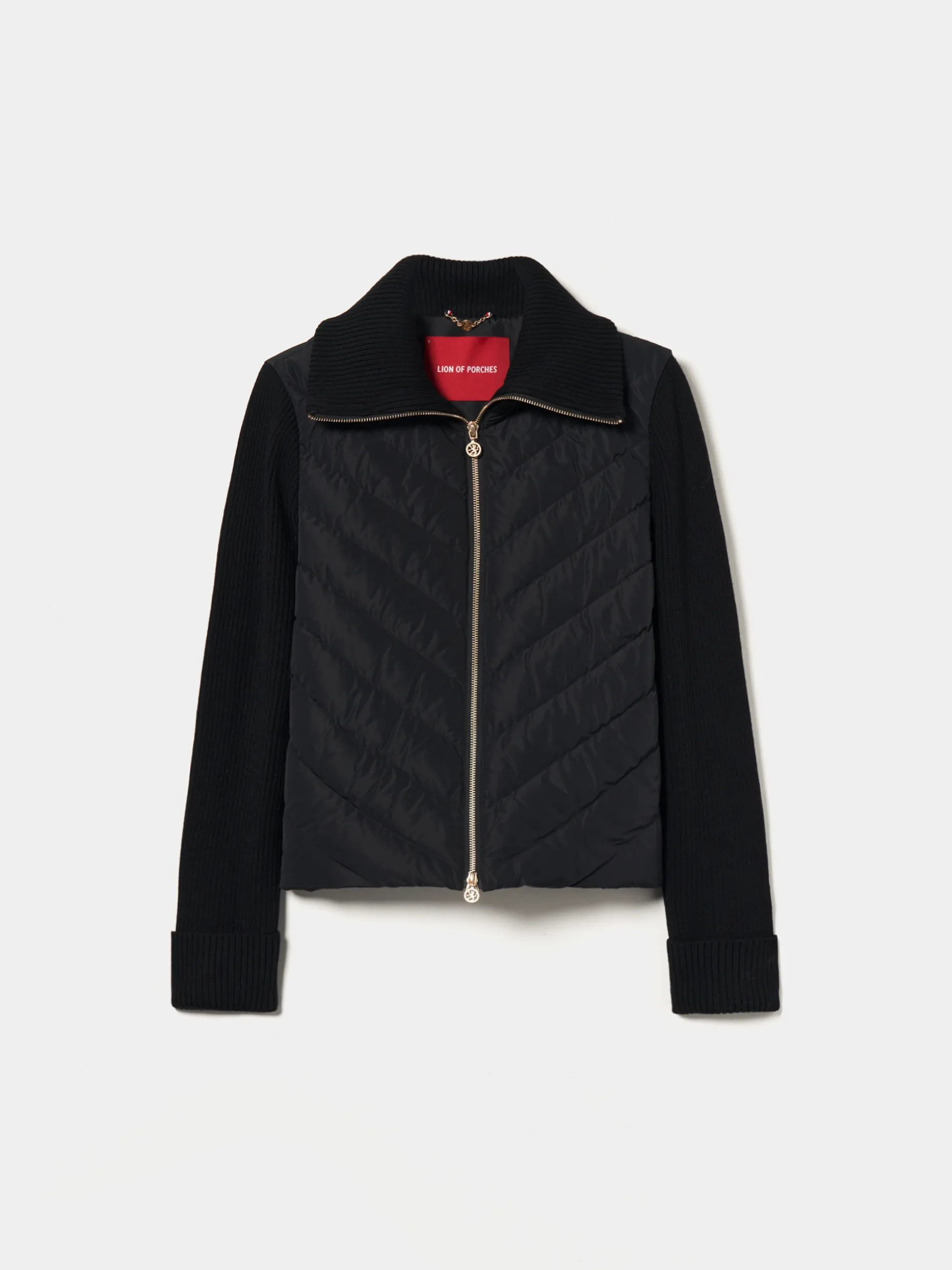 Casaco combinado acolchoado