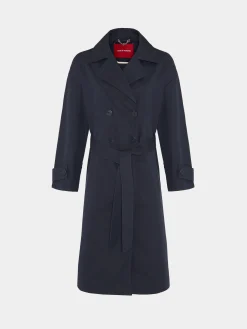 Casaco comprido de trespasse