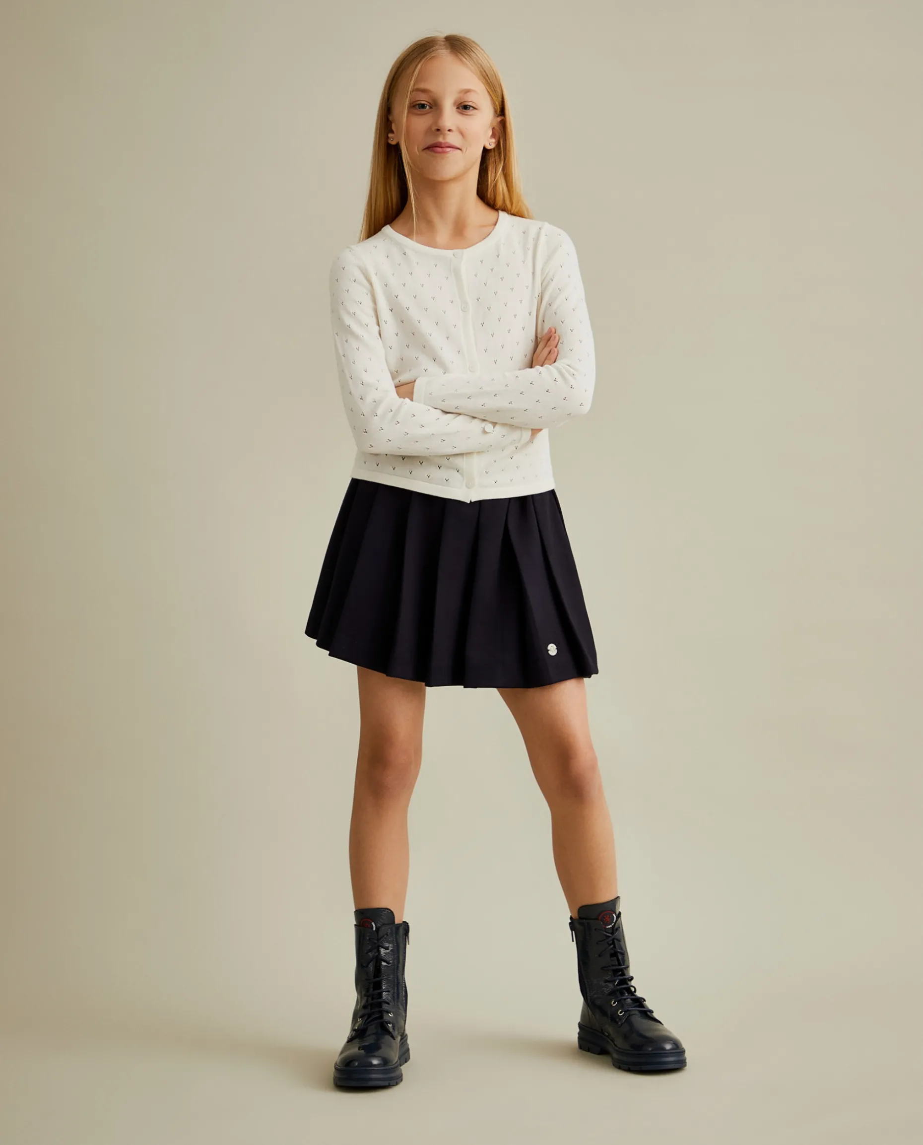 Casaco de malha 100% algodão