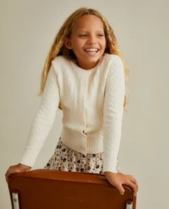 Casaco de malha com textura