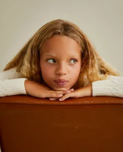 Casaco de malha com textura