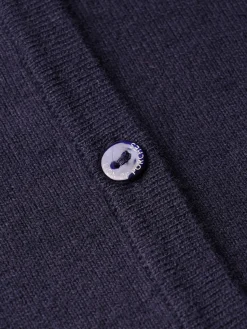 Casaco de malha em algodão e caxemira