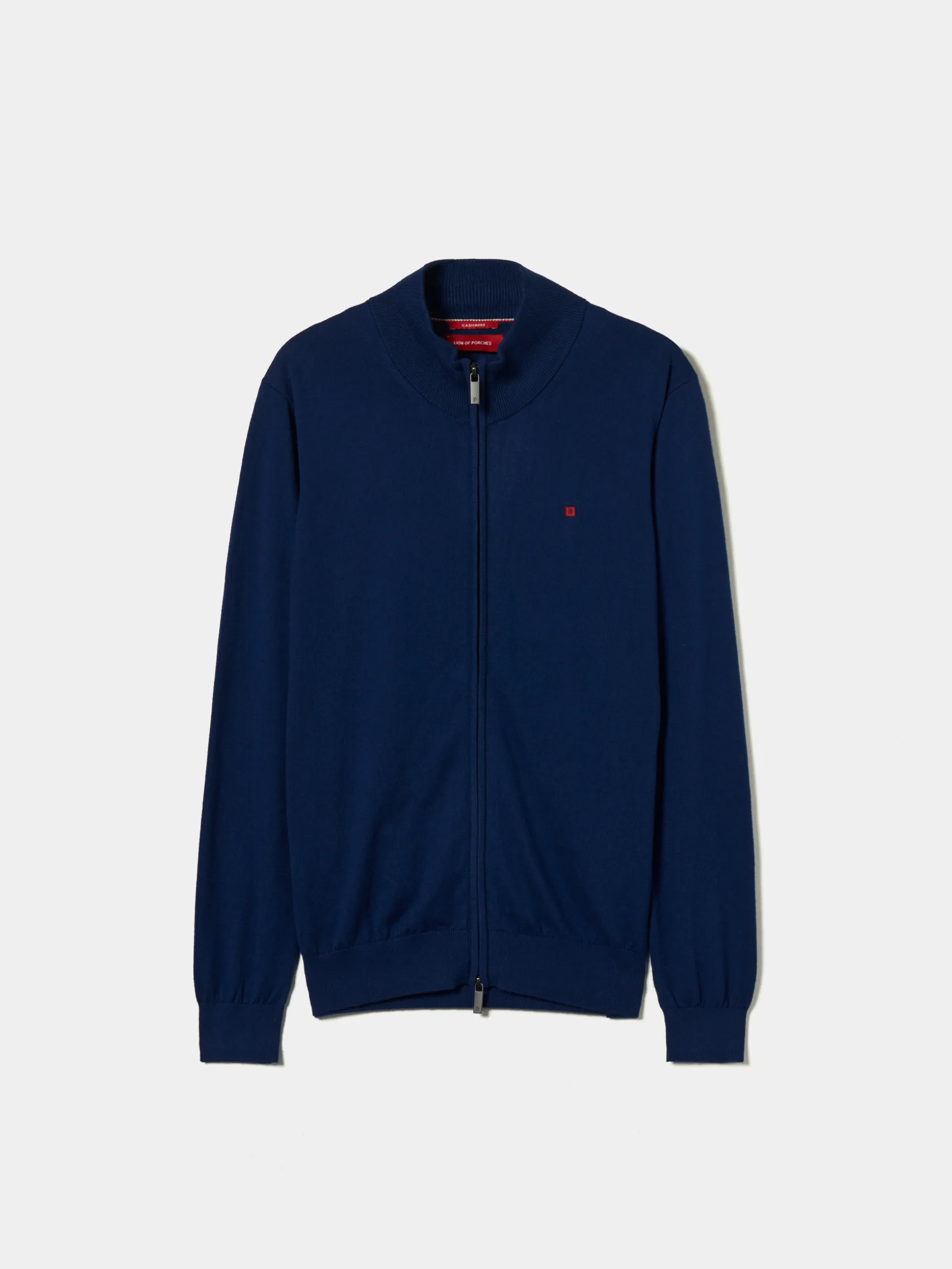 Casaco de malha em algodão e caxemira