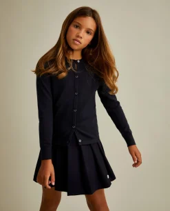 Casaco de malha em algodão e caxemira