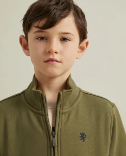 Casaco de malha em algodão