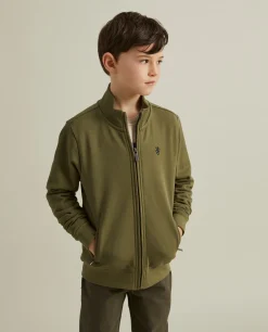 Casaco de malha em algodão