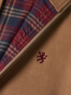 Casaco de malha em algodão gola alta