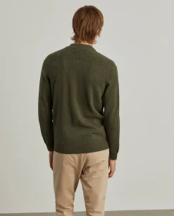 Casaco de malha em lã