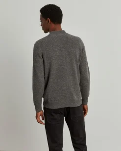 Casaco de malha em lã