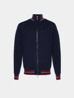 Casaco de malha em lã merino