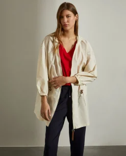 Casaco em tecido técnico